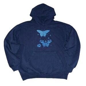 Chappell Roan Butterfly Hoodie L Visions Of Damsels & ODT Tour Merch NEW *flaw